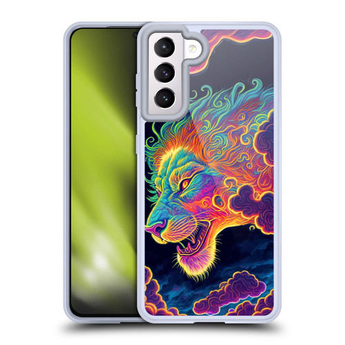 Wumples Cosmic Animals Clouded Lion Soft Gel Case for Samsung Galaxy S21 5G