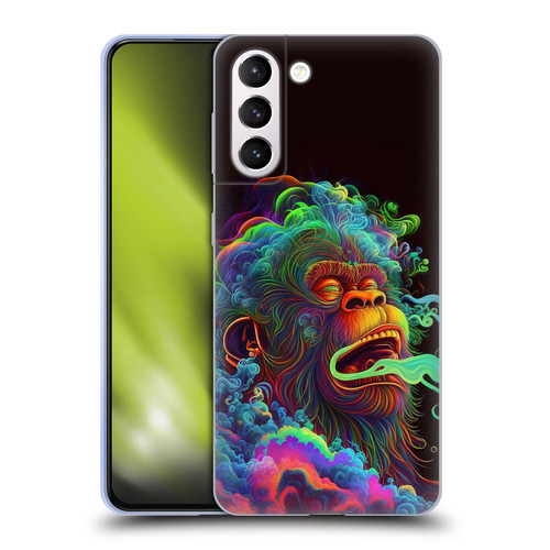Wumples Cosmic Animals Clouded Monkey Soft Gel Case for Samsung Galaxy S21+ 5G