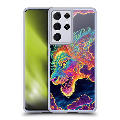 Wumples Cosmic Animals Clouded Lion Soft Gel Case for Samsung Galaxy S21 Ultra 5G