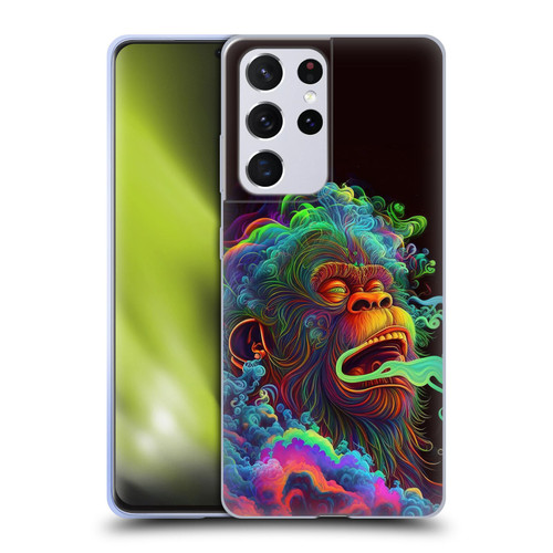 Wumples Cosmic Animals Clouded Monkey Soft Gel Case for Samsung Galaxy S21 Ultra 5G
