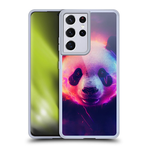 Wumples Cosmic Animals Panda Soft Gel Case for Samsung Galaxy S21 Ultra 5G