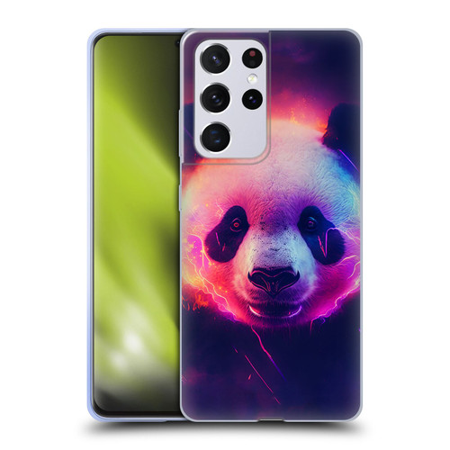 Wumples Cosmic Animals Panda Soft Gel Case for Samsung Galaxy S21 Ultra 5G