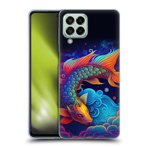 Wumples Cosmic Animals Clouded Koi Fish Soft Gel Case for Samsung Galaxy M53 (2022)