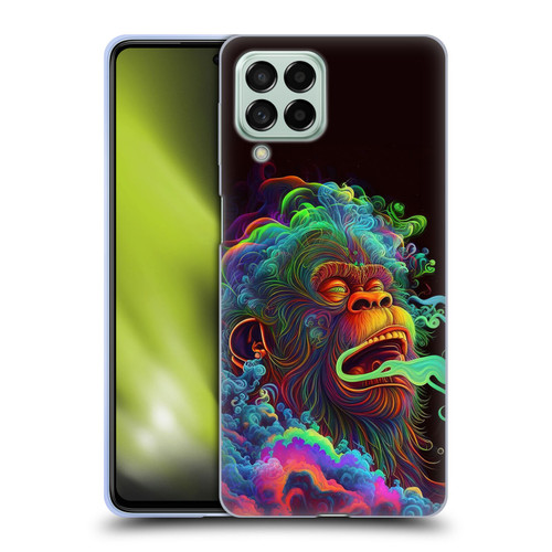 Wumples Cosmic Animals Clouded Monkey Soft Gel Case for Samsung Galaxy M53 (2022)