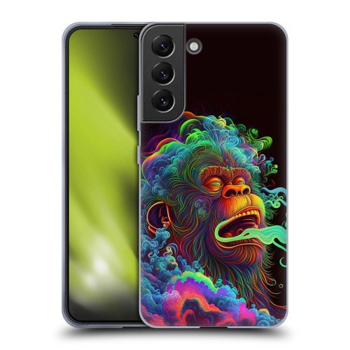 Wumples Cosmic Animals Clouded Monkey Soft Gel Case for Samsung Galaxy S22+ 5G