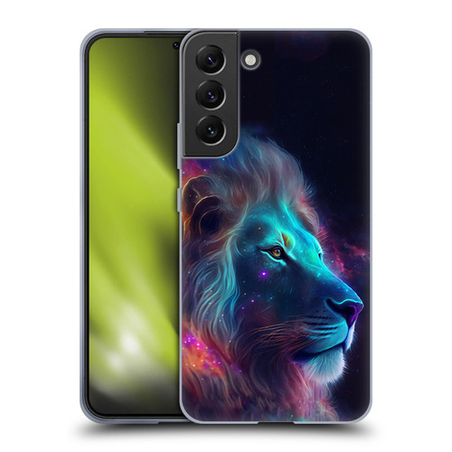 Wumples Cosmic Animals Lion Soft Gel Case for Samsung Galaxy S22+ 5G