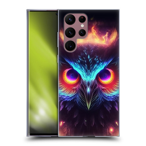 Wumples Cosmic Animals Owl Soft Gel Case for Samsung Galaxy S22 Ultra 5G