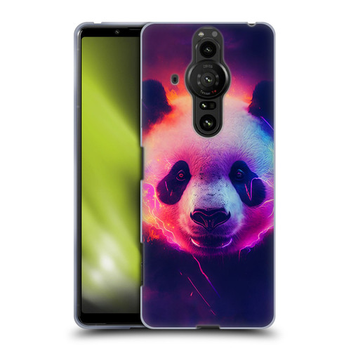 Wumples Cosmic Animals Panda Soft Gel Case for Sony Xperia Pro-I