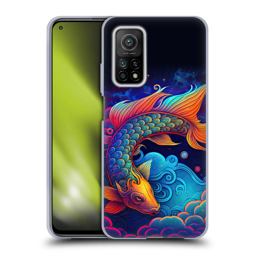 Wumples Cosmic Animals Clouded Koi Fish Soft Gel Case for Xiaomi Mi 10T 5G