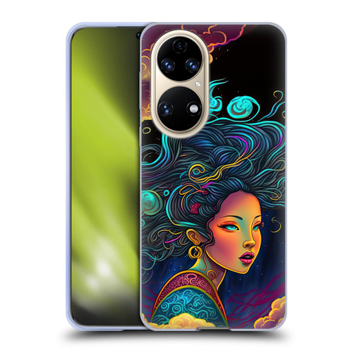 Wumples Cosmic Arts Cloud Goddess Soft Gel Case for Huawei P50