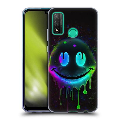 Wumples Cosmic Arts Drip Smiley Soft Gel Case for Huawei P Smart (2020)