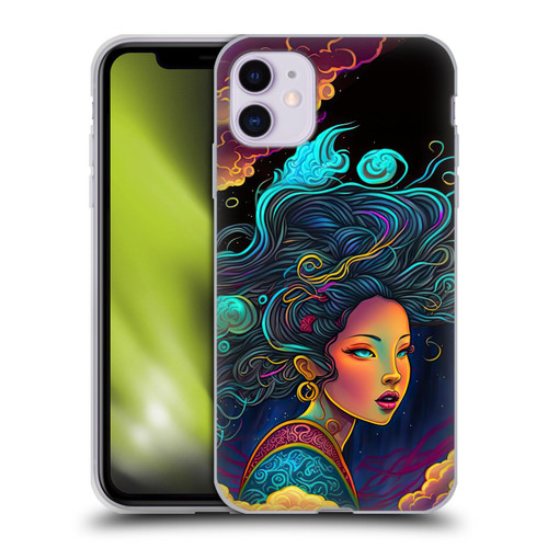 Wumples Cosmic Arts Cloud Goddess Soft Gel Case for Apple iPhone 11