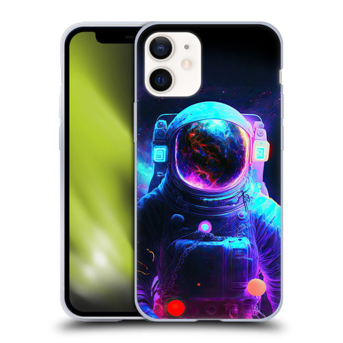 Wumples Cosmic Arts Astronaut Soft Gel Case for Apple iPhone 12 Mini