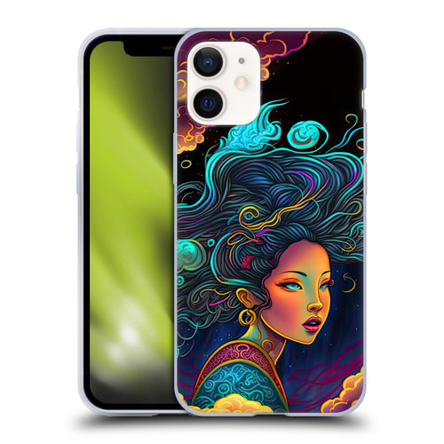 Wumples Cosmic Arts Cloud Goddess Soft Gel Case for Apple iPhone 12 Mini