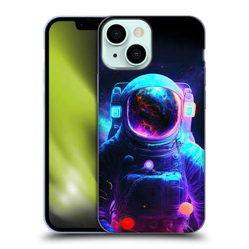 Wumples Cosmic Arts Astronaut Soft Gel Case for Apple iPhone 13 Mini