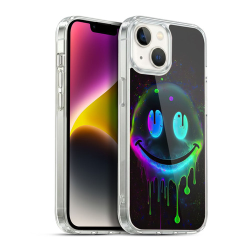 Wumples Cosmic Arts Drip Smiley Soft Gel Case for Apple iPhone 14