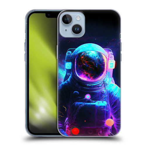 Wumples Cosmic Arts Astronaut Soft Gel Case for Apple iPhone 14 Plus