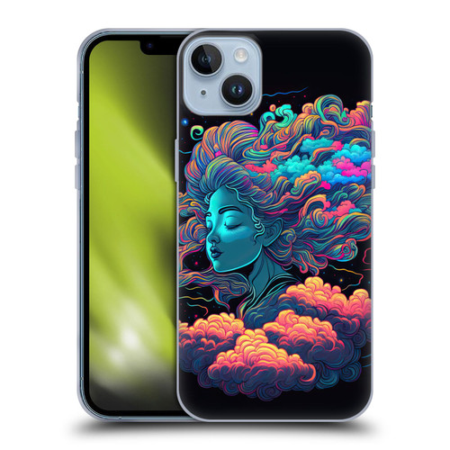 Wumples Cosmic Arts Cloud Goddess Aphrodite Soft Gel Case for Apple iPhone 14 Plus