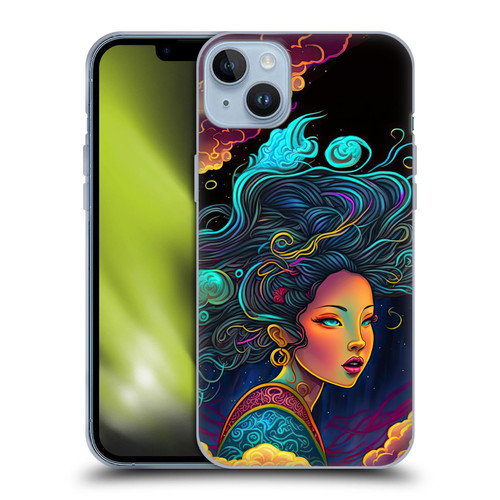 Wumples Cosmic Arts Cloud Goddess Soft Gel Case for Apple iPhone 14 Plus