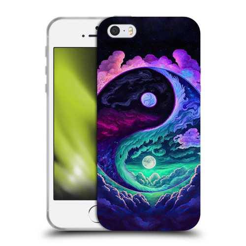 Wumples Cosmic Arts Clouded Yin Yang Soft Gel Case for Apple iPhone 5 / 5s / iPhone SE 2016