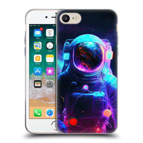 Wumples Cosmic Arts Astronaut Soft Gel Case for Apple iPhone 7 / 8 / SE 2020 & 2022