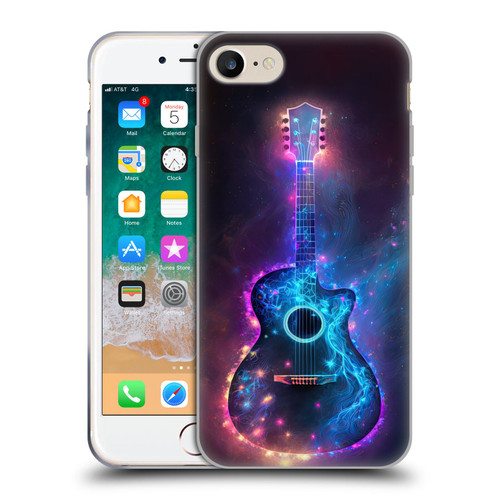 Wumples Cosmic Arts Guitar Soft Gel Case for Apple iPhone 7 / 8 / SE 2020 & 2022