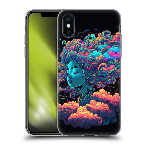 Wumples Cosmic Arts Cloud Goddess Aphrodite Soft Gel Case for Apple iPhone X / iPhone XS