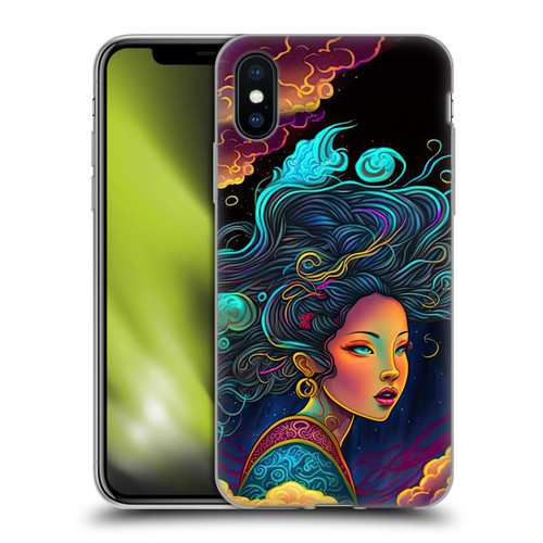 Wumples Cosmic Arts Cloud Goddess Soft Gel Case for Apple iPhone X / iPhone XS