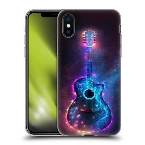 Wumples Cosmic Arts Guitar Soft Gel Case for Apple iPhone X / iPhone XS