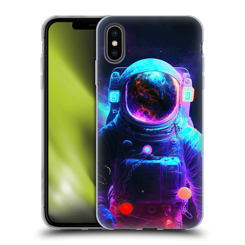 Wumples Cosmic Arts Astronaut Soft Gel Case for Apple iPhone XS Max
