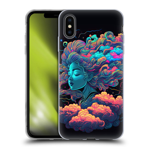 Wumples Cosmic Arts Cloud Goddess Aphrodite Soft Gel Case for Apple iPhone XS Max