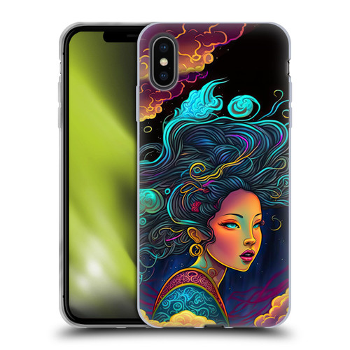 Wumples Cosmic Arts Cloud Goddess Soft Gel Case for Apple iPhone XS Max