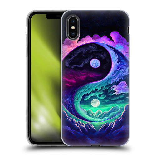 Wumples Cosmic Arts Clouded Yin Yang Soft Gel Case for Apple iPhone XS Max