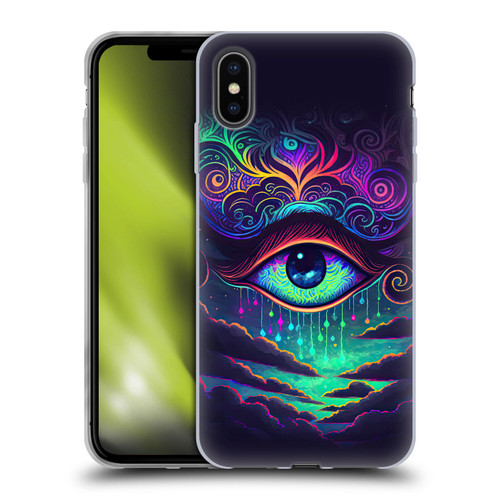 Wumples Cosmic Arts Eye Soft Gel Case for Apple iPhone XS Max