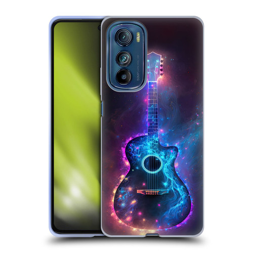 Wumples Cosmic Arts Guitar Soft Gel Case for Motorola Edge 30