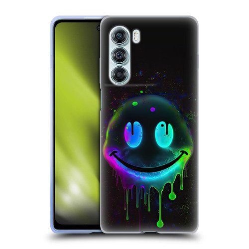 Wumples Cosmic Arts Drip Smiley Soft Gel Case for Motorola Edge S30 / Moto G200 5G