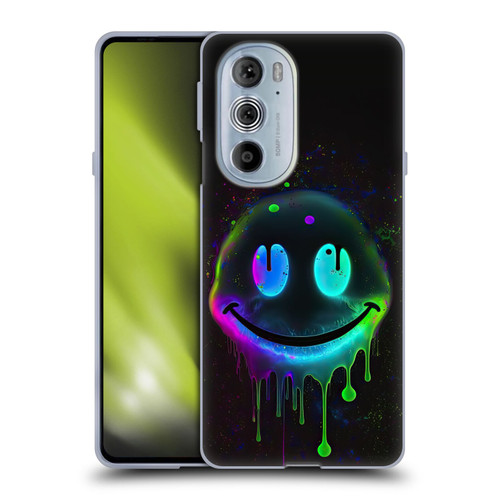 Wumples Cosmic Arts Drip Smiley Soft Gel Case for Motorola Edge X30