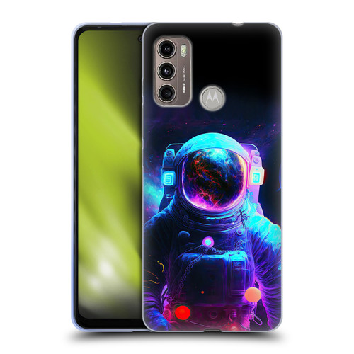 Wumples Cosmic Arts Astronaut Soft Gel Case for Motorola Moto G60 / Moto G40 Fusion