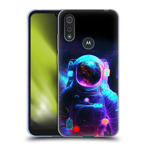 Wumples Cosmic Arts Astronaut Soft Gel Case for Motorola Moto E6s (2020)