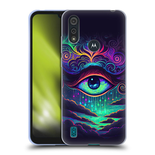 Wumples Cosmic Arts Eye Soft Gel Case for Motorola Moto E6s (2020)