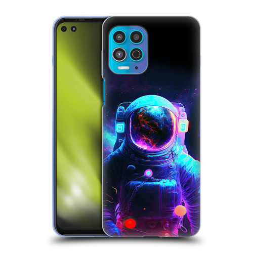 Wumples Cosmic Arts Astronaut Soft Gel Case for Motorola Moto G100