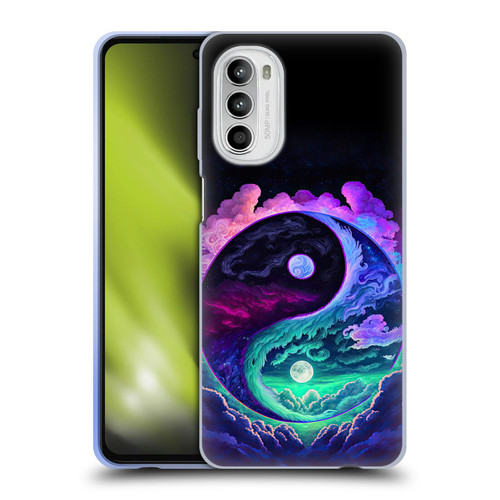 Wumples Cosmic Arts Clouded Yin Yang Soft Gel Case for Motorola Moto G52