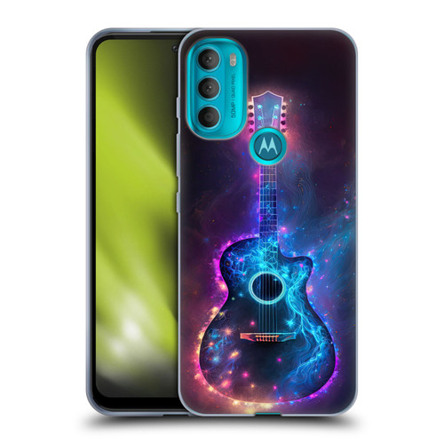 Wumples Cosmic Arts Guitar Soft Gel Case for Motorola Moto G71 5G