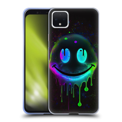 Wumples Cosmic Arts Drip Smiley Soft Gel Case for Google Pixel 4 XL