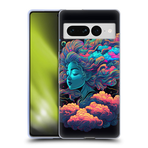 Wumples Cosmic Arts Cloud Goddess Aphrodite Soft Gel Case for Google Pixel 7 Pro