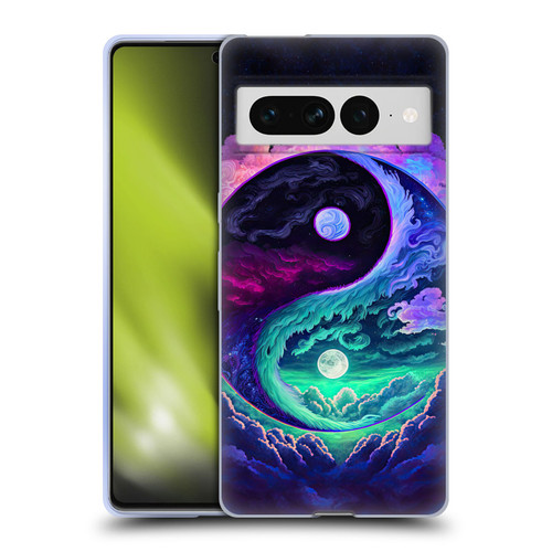 Wumples Cosmic Arts Clouded Yin Yang Soft Gel Case for Google Pixel 7 Pro