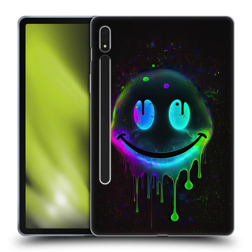 Wumples Cosmic Arts Drip Smiley Soft Gel Case for Samsung Galaxy Tab S8