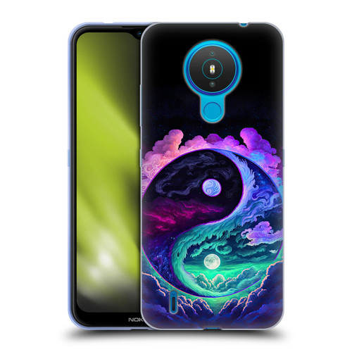 Wumples Cosmic Arts Clouded Yin Yang Soft Gel Case for Nokia 1.4
