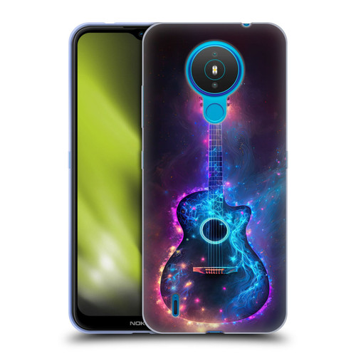 Wumples Cosmic Arts Guitar Soft Gel Case for Nokia 1.4