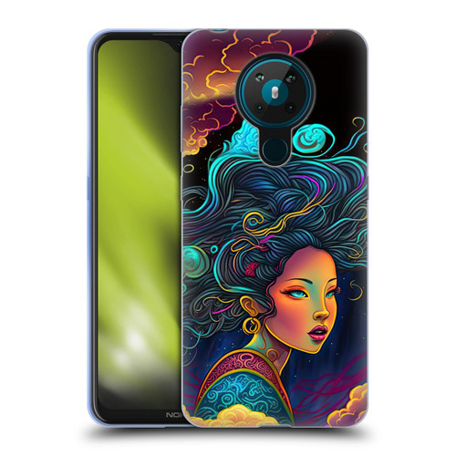 Wumples Cosmic Arts Cloud Goddess Soft Gel Case for Nokia 5.3